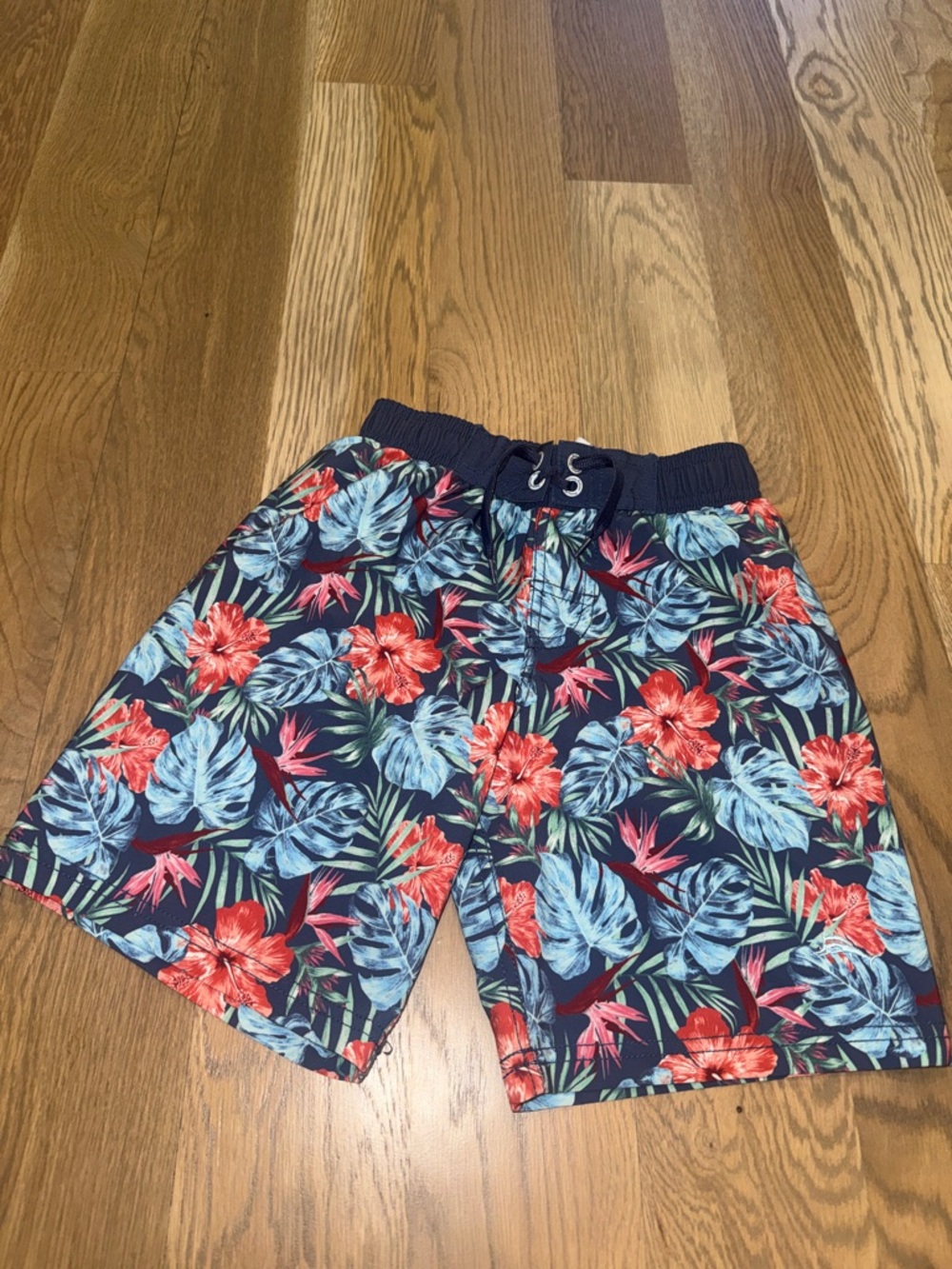 Tommy Bahama Floral Boys Swim Trunks